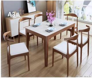 T08高级长方桌，胡桃色  1.35米带炉一桌四椅650元，现货11套。 - 黄冈28生活网 hg.28life.com